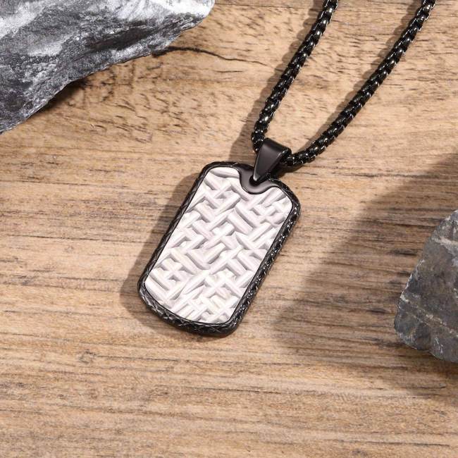 Wholesale Stainless Steel Embossed Dog Tag Pendant