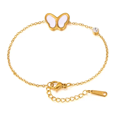 Wholesale Stainless Steel Butterfly Fashion Bracelet