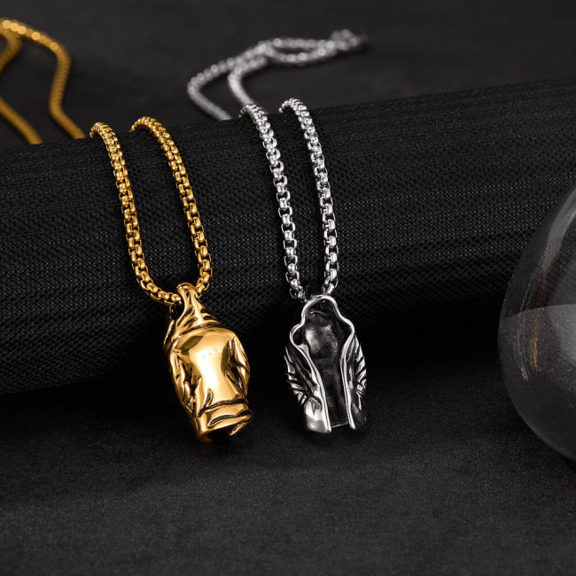 Wholesale Stainless Steel Trench Coat Pendant