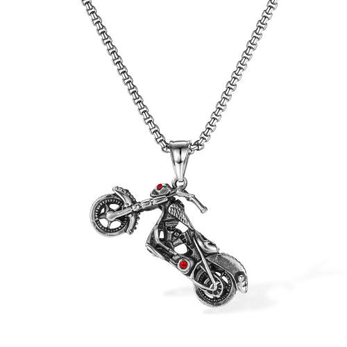 Wholesale Stainless Steel Motorcycle Necklace