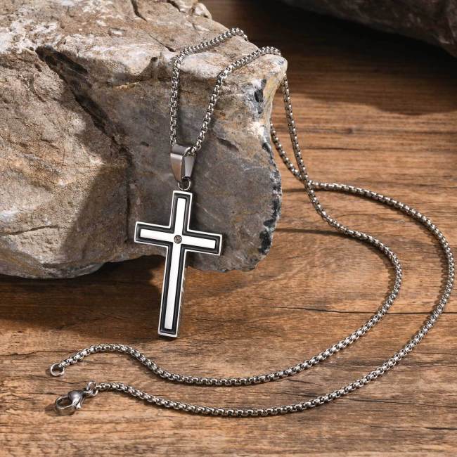 Wholesale Stainless Steel Men's Cross Pendant