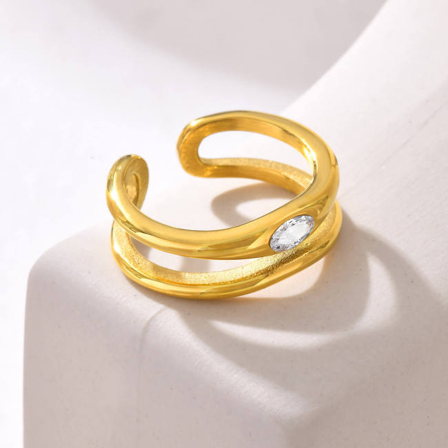 Wholesale Stainless Steel Fashion Open Ring