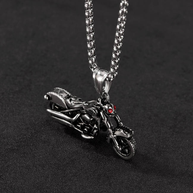 Wholesale Stainless Steel Motorcycle Necklace