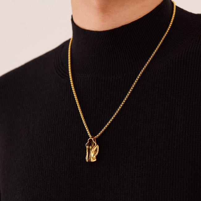 Wholesale Stainless Steel Trench Coat Pendant