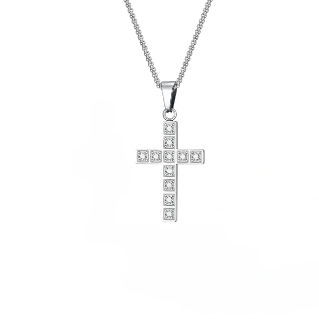 Wholesale Stainless Steel Men's Cross Pendant