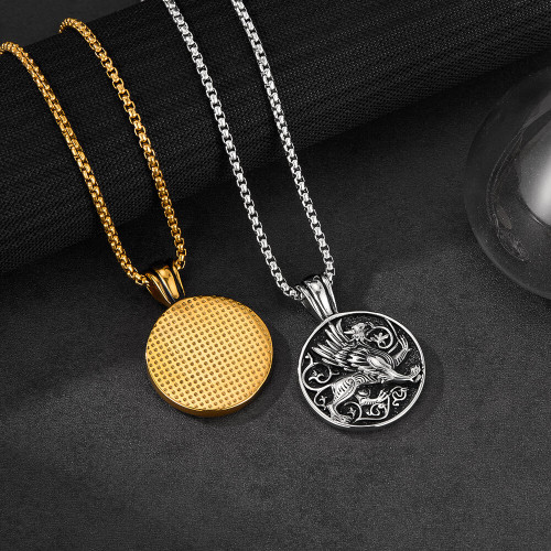 Wholesale Stainless Steel Greek Mythology Pendant