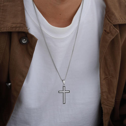 Wholesale Stainless Steel Men's Cross Pendant