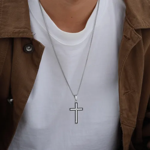 Wholesale Stainless Steel Men's Cross Pendant