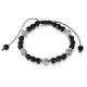 Wholesale Stainless Steel Onyx Bead Bracelet