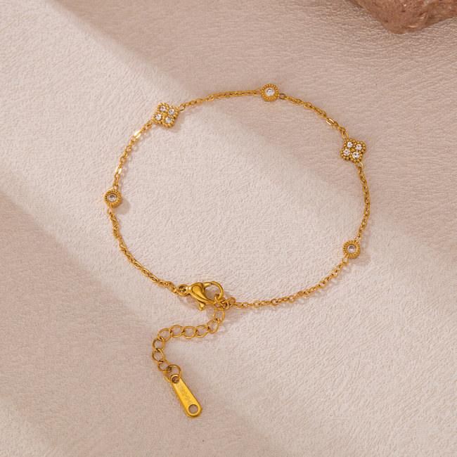 Wholesale Stainless Steel Zircon Bracelet
