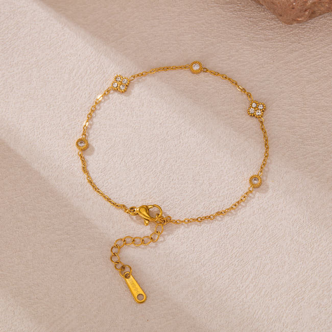 Wholesale Stainless Steel Zircon Bracelet