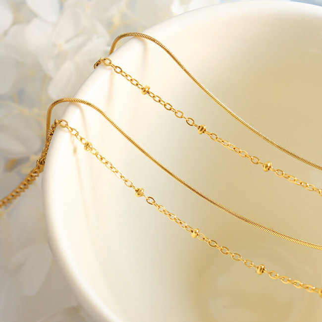 Wholesale Stainless Steel Elegant Snake Chain Bracelet