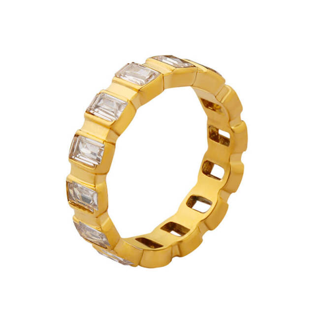 Wholesale Stainless Steel Zircon Rings