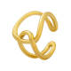 Wholesale Stainless Steel Steel Interlocking Open Ring