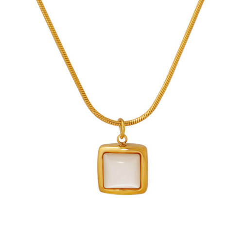 Wholesle Stainless Steel White Seashell Pendant