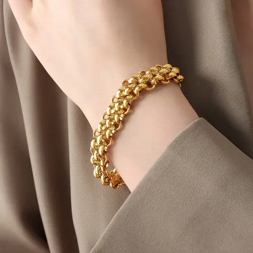 Wholesale Stainless Steel Women Necklace Set