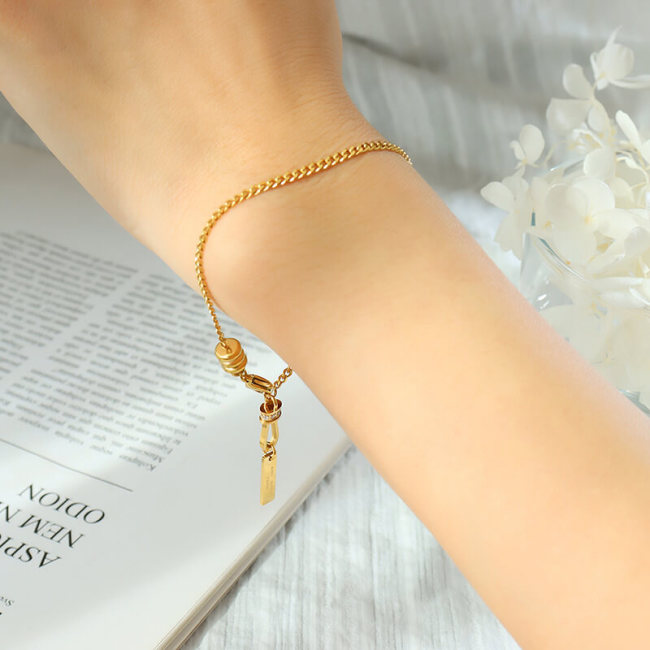 Wholesale Stainless Steel Reins Horse bracelet with CZ