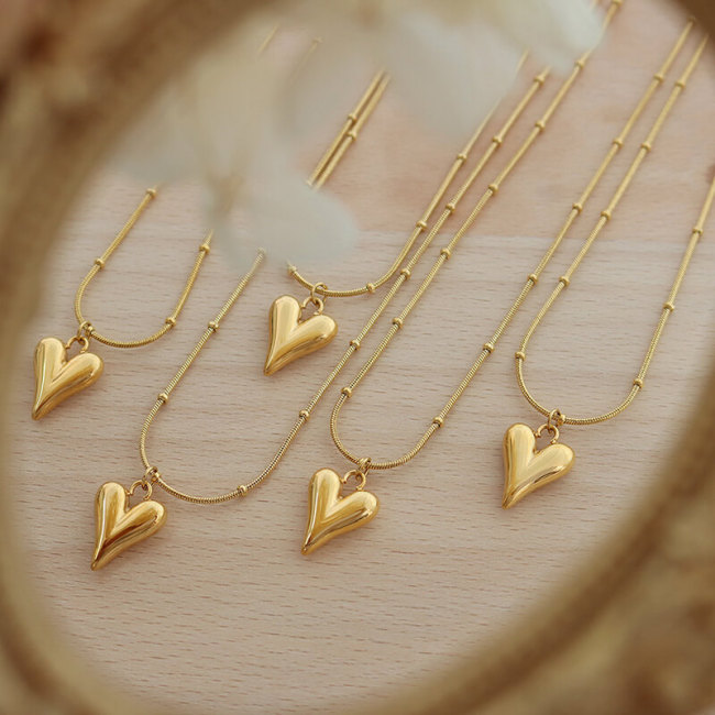 Wholesale Stainless Steel Love Juliet Necklace