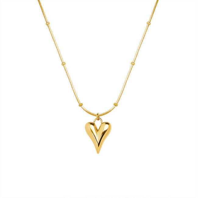Wholesale Stainless Steel Love Juliet Necklace