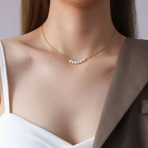 Wholesale Stainless Steel Pearl Pendant Necklace