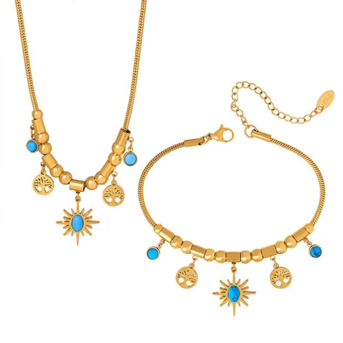 Wholesale Stainless Steel Ethnic Style Necklace