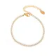 Wholesale Stainless Steel CZ Chain Bracelet