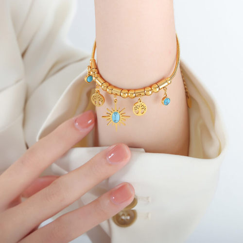 Wholesale Stainless Steel Ethnic Style Necklace