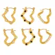 Wholesale Stainless Steel Imitation Pearl cz Earrings