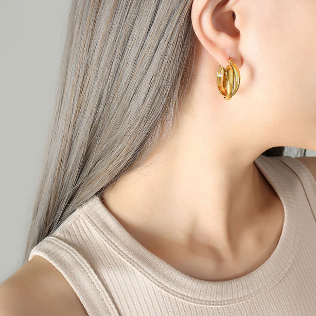 Wholesale Stainless Steel Women Earrings