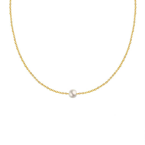 Wholesale Stainless Steel Pearl Pendant Necklace