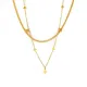 Wholesale Stainless Steel Stacked Collarbone Necklace