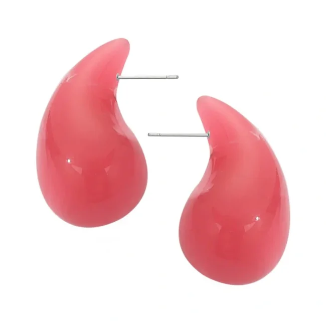 Wholesale Colorful Water Drops Resin Earrings