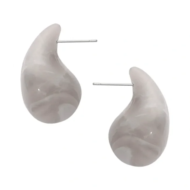 Wholesale Colorful Water Drops Resin Earrings