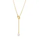 Wholesale Stainless Steel Imitation Pearl Sweater Chain