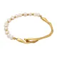 Wholesale Stainless Steel and Pearl Bangle