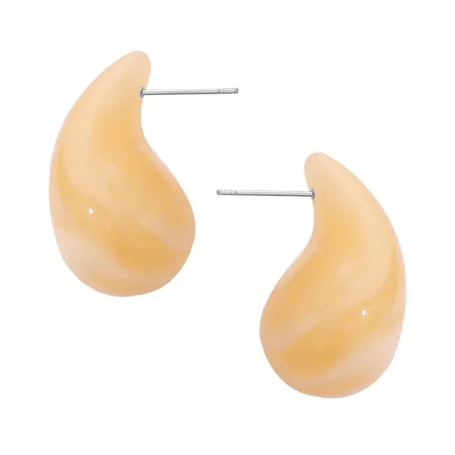 Wholesale Colorful Water Drops Resin Earrings