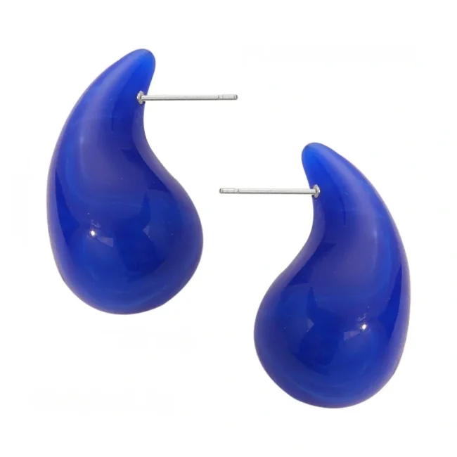 Wholesale Colorful Water Drops Resin Earrings