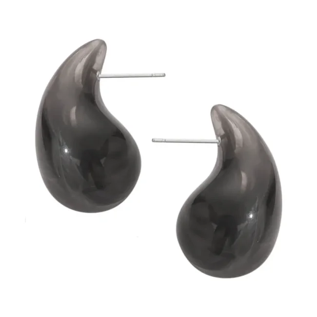 Wholesale Colorful Water Drops Resin Earrings