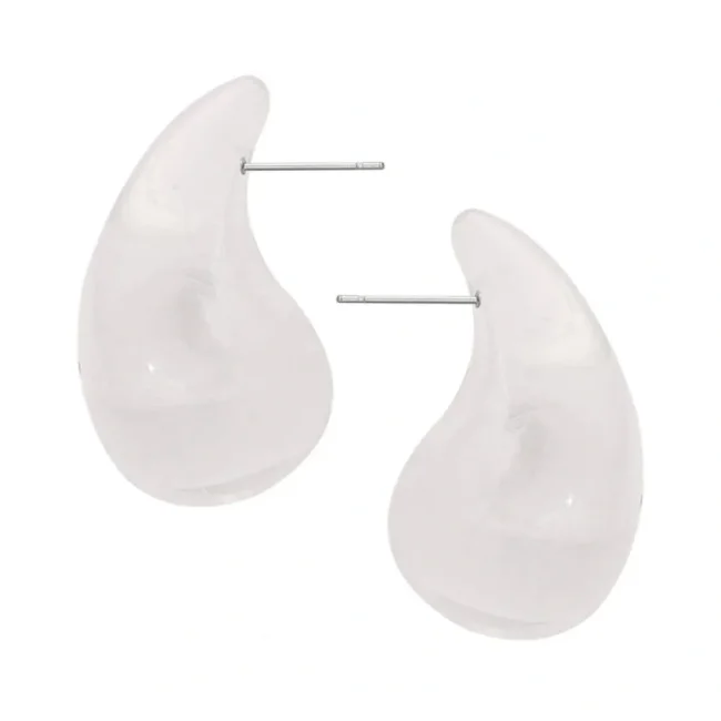 Wholesale Colorful Water Drops Resin Earrings