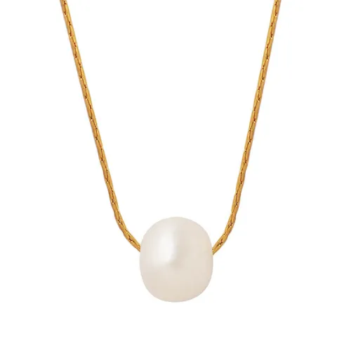 Wholesale Stainless Steel Pearl Pendant Necklace