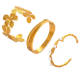 Wholesale Stainless Steel 18K Gold Plated Bangle