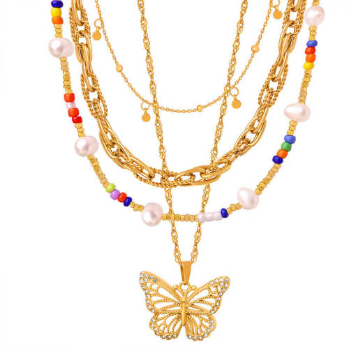 Wholesale Stainless Steel Stack Necklace