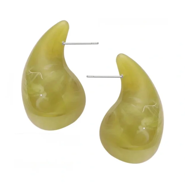 Wholesale Colorful Water Drops Resin Earrings
