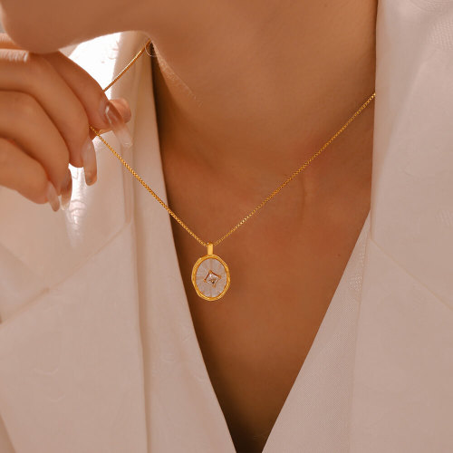 Wholesale Stainless Steel Necklace with Copper Pendant