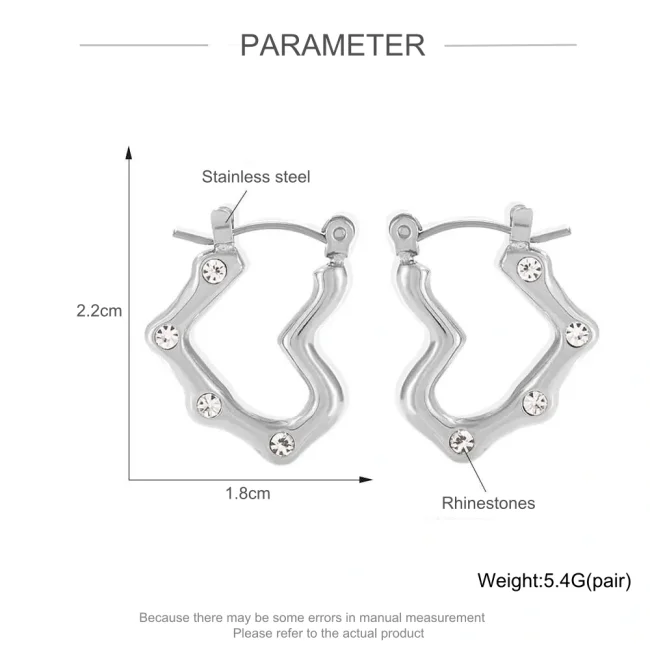 Wholesale Stainless Steel Imitation Pearl cz Earrings