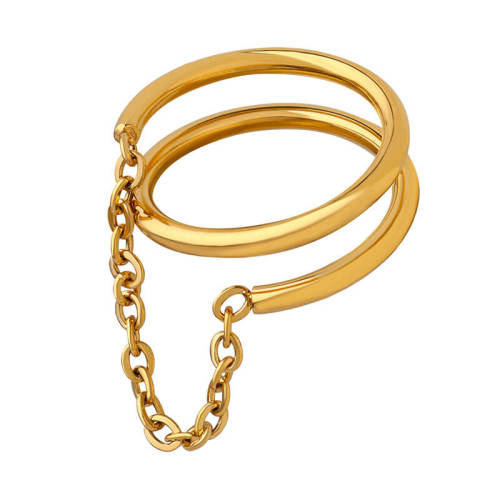 Wholesale Stainless Steel Double-layered Ring