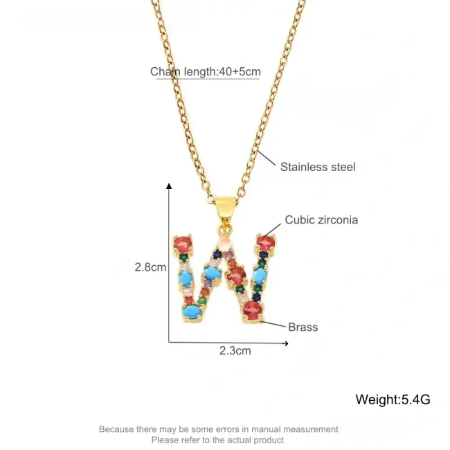 Wholesale Copper Colorful CZ Pendant