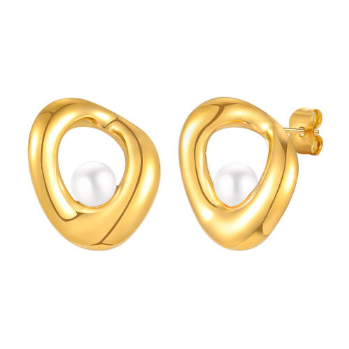Wholesale Stainless Steel Gold Stud Earrings