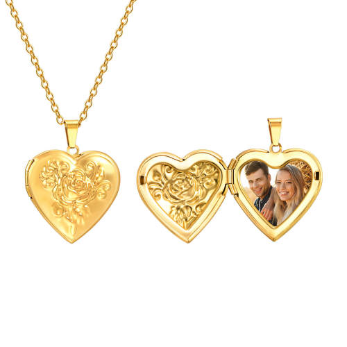 Wholesale Stainless Steel Love Photo Frame Pendant