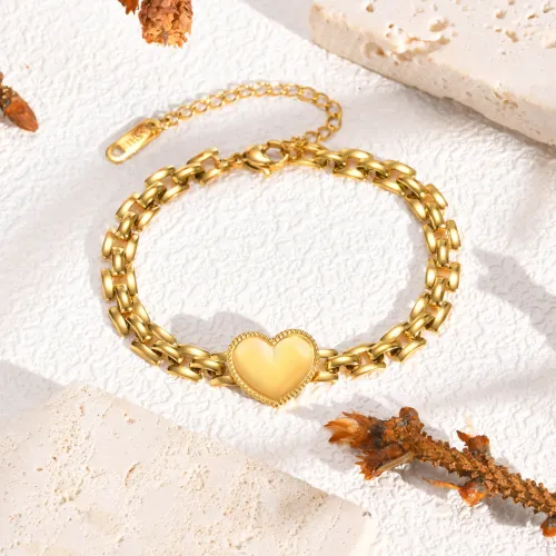 Wholesale Stainless Steel Heart Fashion Bracelet